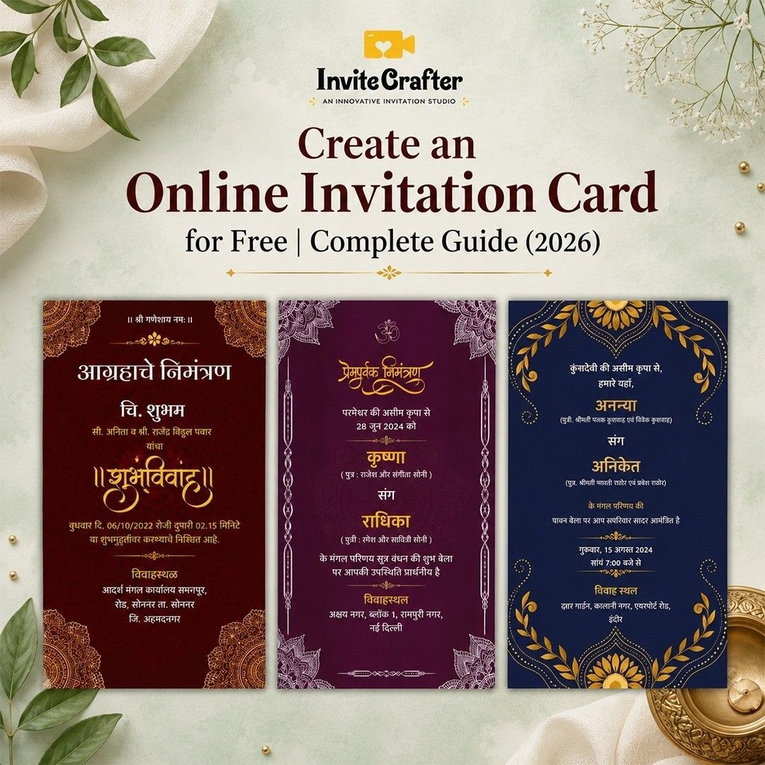 Create an Online Invitation Card for Free