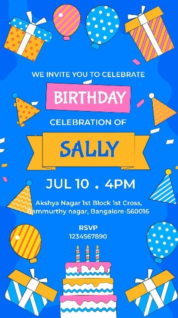 blue-solid-birthday-party-invitation-video