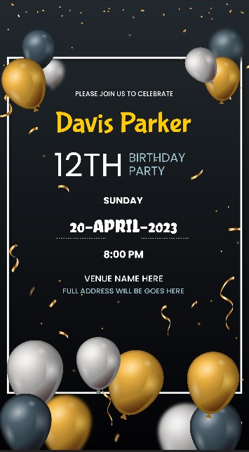 metallic-balloons-birthday-party-invitation-video