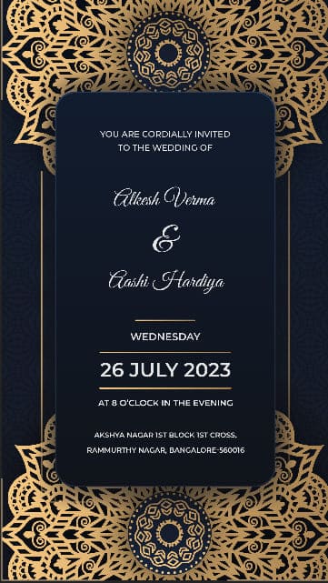 royal-blue-wedding-invitation-video