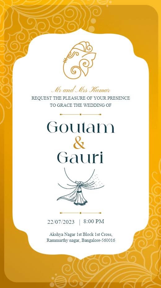 yellow-ganesha-wedding-invitation-video